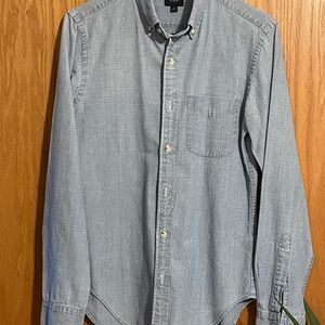 Men’s J. Crew Light Blue Casual Button-Down Shirt